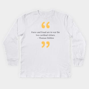 philosophy quotes Kids Long Sleeve T-Shirt